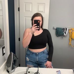 One Arm Crop Top